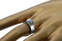 Aquamarine Sterling silver 925 Ring Vintage craft vrc007s